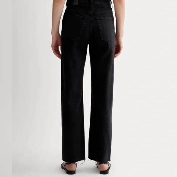 Everlane Women's The Way-High Jean Size 28 Long High-Rise Straight Leg Black - Picture 5 of 15